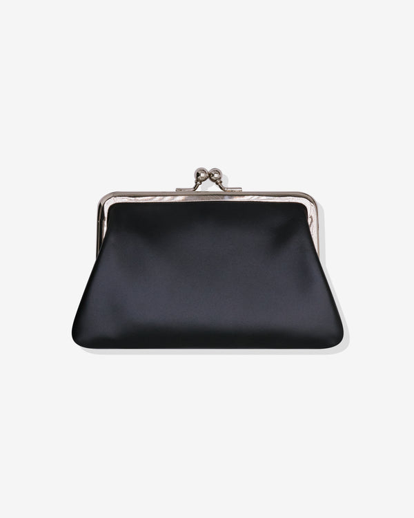 CDG WALLET - Kiss Clasp Clasp Wallet Small - (Black)