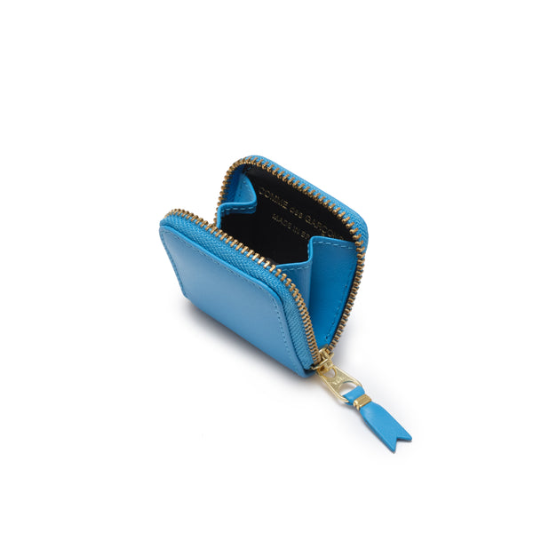 CDG WALLET - Colored Leather Line-8Z-A041 - (Blue)