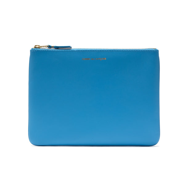 CDG WALLET - Colored Leather Line-A051 - (Blue)