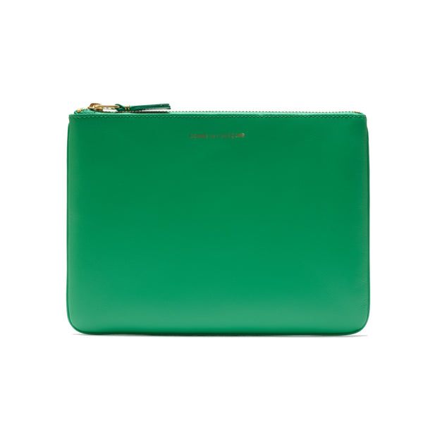 CDG WALLET - Colored Leather Line-A051 - (Green)