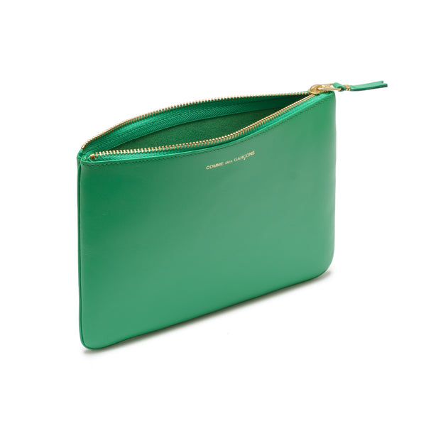 CDG WALLET - Colour Pouch Large - (Green)