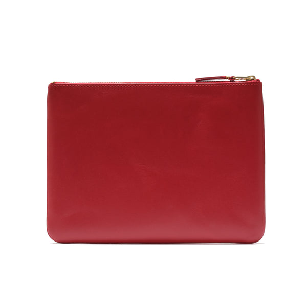 CDG WALLET - Colour Pouch Large - (Red)