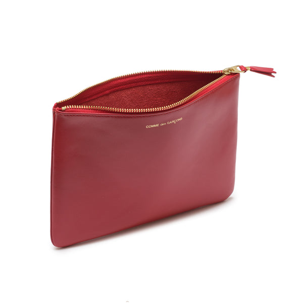 CDG WALLET - Colour Pouch Large - (Red)