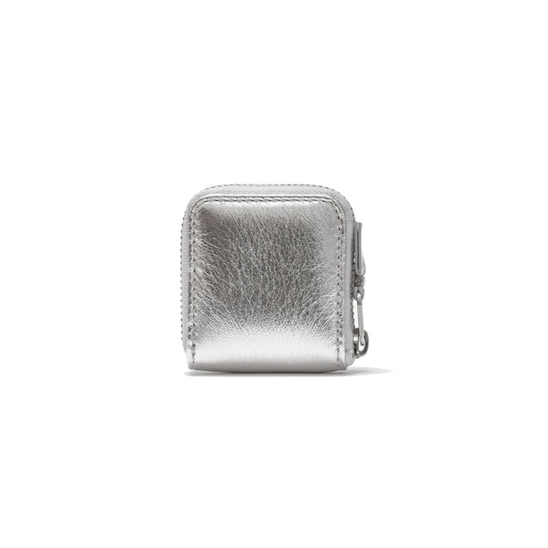 CDG WALLET - Gold And Silver Coin Case - (Silver)