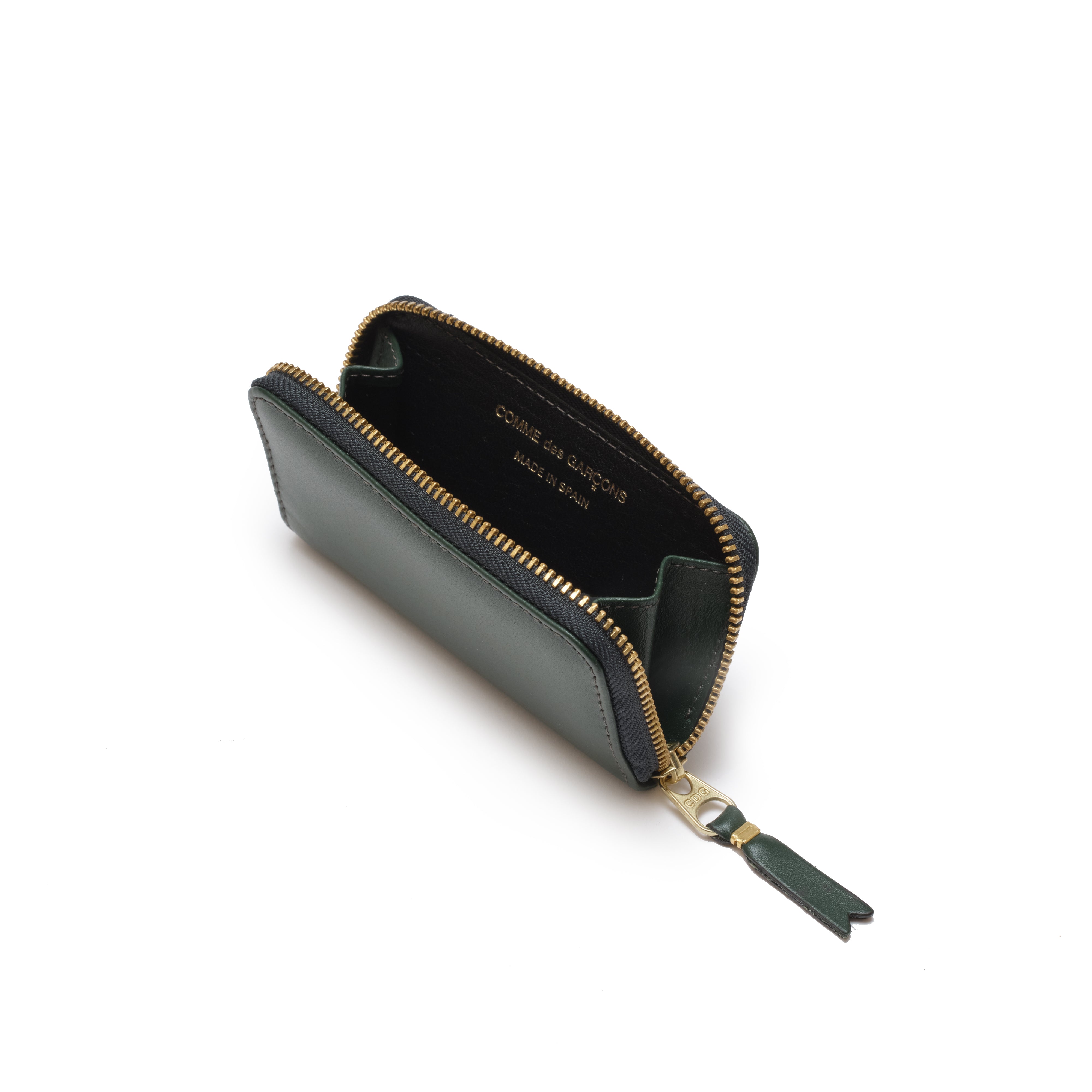 CDG WALLET: Classic Leather Line-8Z-D004 (Bottle Green