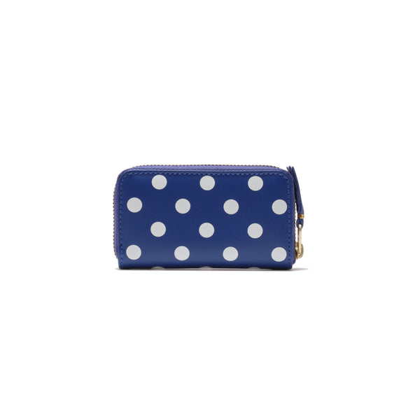 CDG WALLET - Dots Printed Line-8Z-E004 - (Navy)