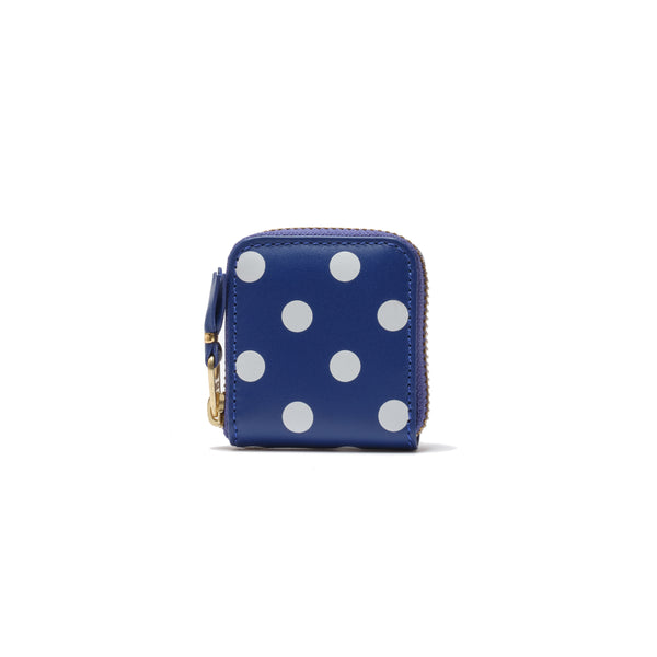 CDG WALLET - Dots Printed Line-8Z-E041 - (Navy)