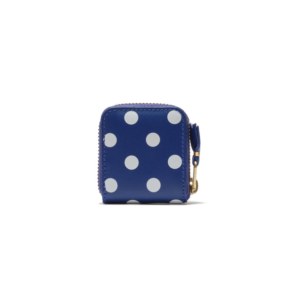 CDG WALLET - Dots Printed Line-8Z-E041 - (Navy)