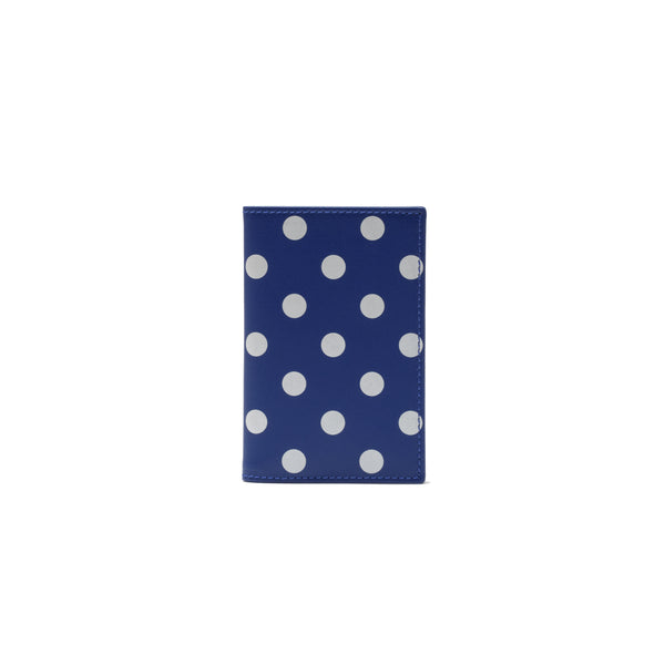 CDG WALLET - Dots Printed Line-8Z-E064 - (Navy)