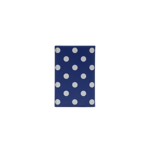 CDG WALLET - Dots Printed Line-8Z-E064 - (Navy)