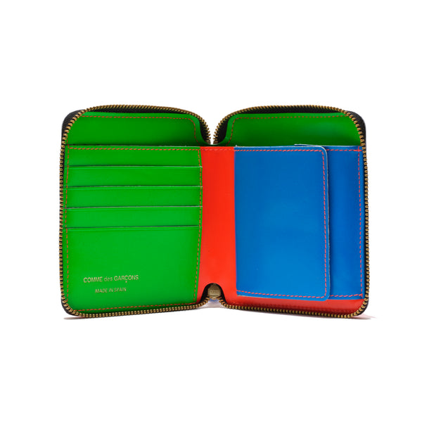 CDG WALLET - Super Fluo-H021 - (Orange  )