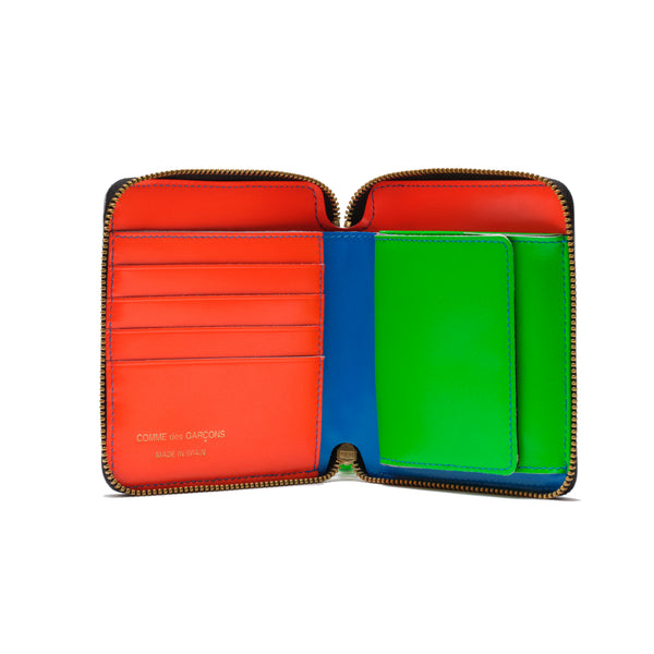 CDG WALLET - Super Fluo-H021 - (Blue)