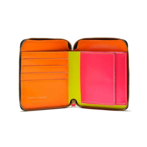 CDG WALLET - Super Fluo-H021 - (Yellow)