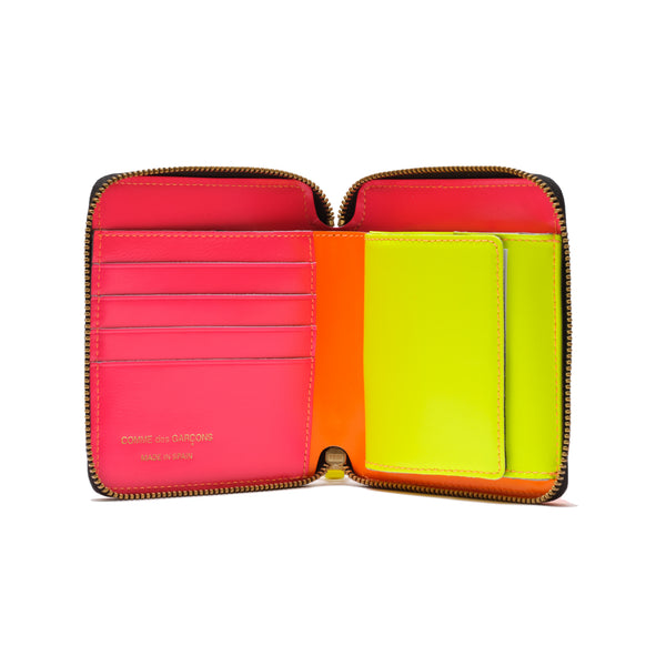 CDG WALLET - Super Fluo-H021 - (Light Orange)