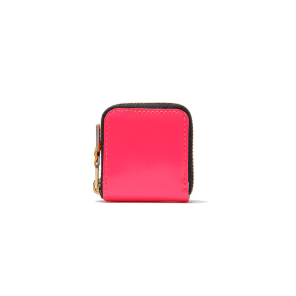 CDG WALLET - Super Fluo-8Z-H041 - (Pink/Yellow)