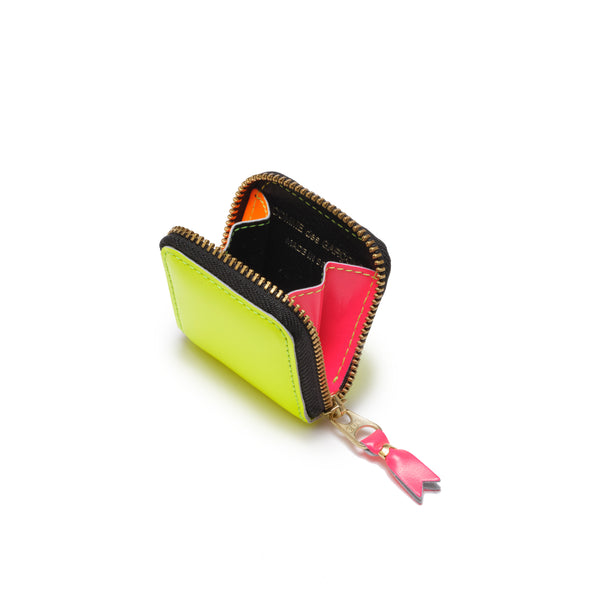 CDG WALLET - Super Fluo-8Z-H041 - (Yellow/Lightorange)