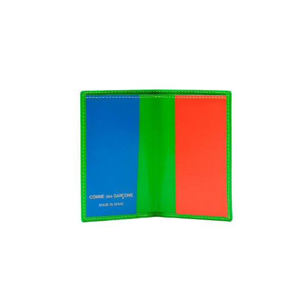 CDG WALLET - Super Fluo Business Card Case - (Yellow)