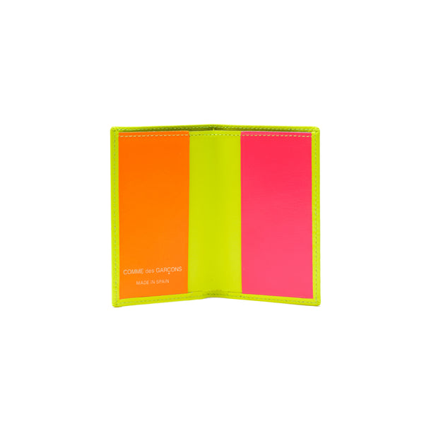 CDG WALLET - Super Fluo Business Card Case - (Pink)