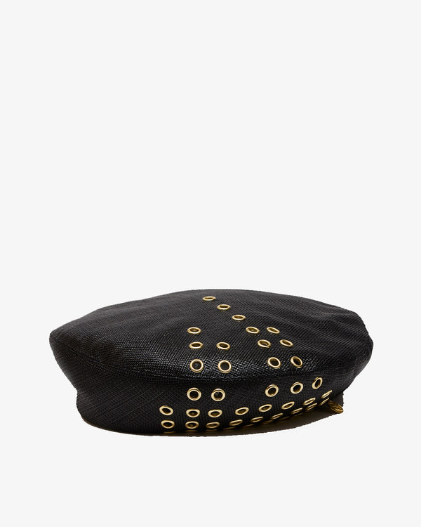STEPHEN JONES - A Eyelet Beret - (Black, G)