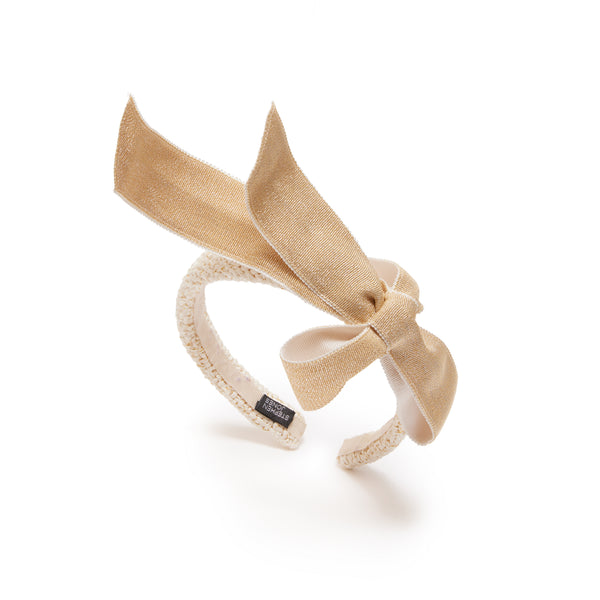 STEPHEN JONES - A Headband With Bow - (Ivory)