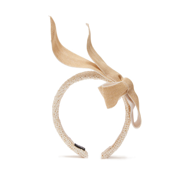 STEPHEN JONES - A Headband With Bow - (Ivory)
