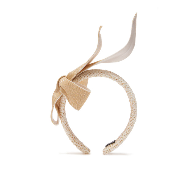 STEPHEN JONES - A Headband With Bow - (Ivory)