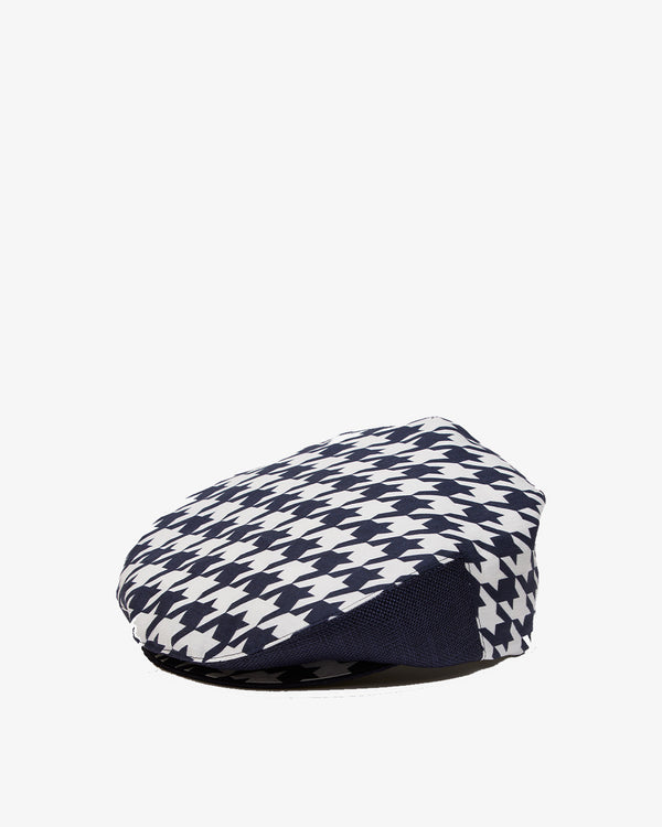 STEPHEN JONES - A Houndstooth Cap - (Navy/Whi)