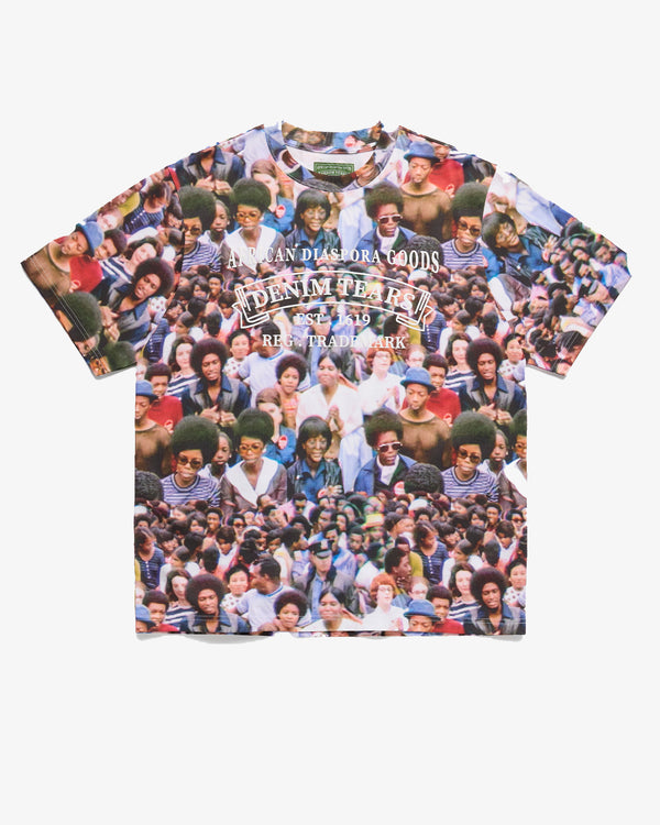 DENIM TEARS - Adg Ss Tee - (Harlem Festival)
