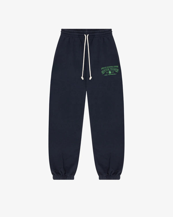 DENIM TEARS - Adg Sweatpants Green Print - (Navy)