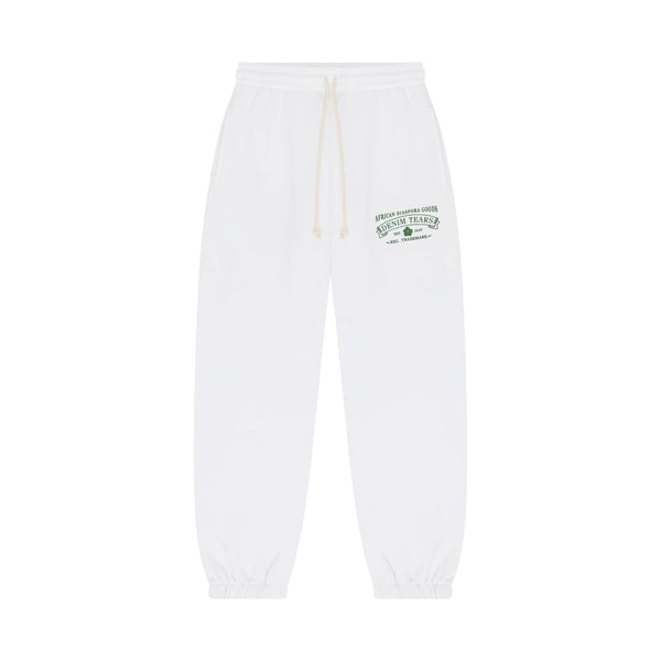 DENIM TEARS - Adg Sweatpants Green Print - (White)