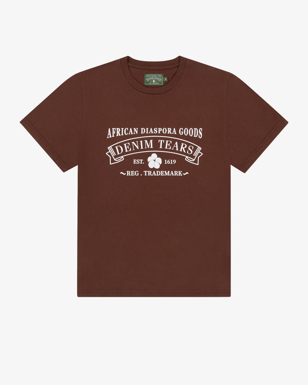 DENIM TEARS - Adg Tee Brown - (Brown)