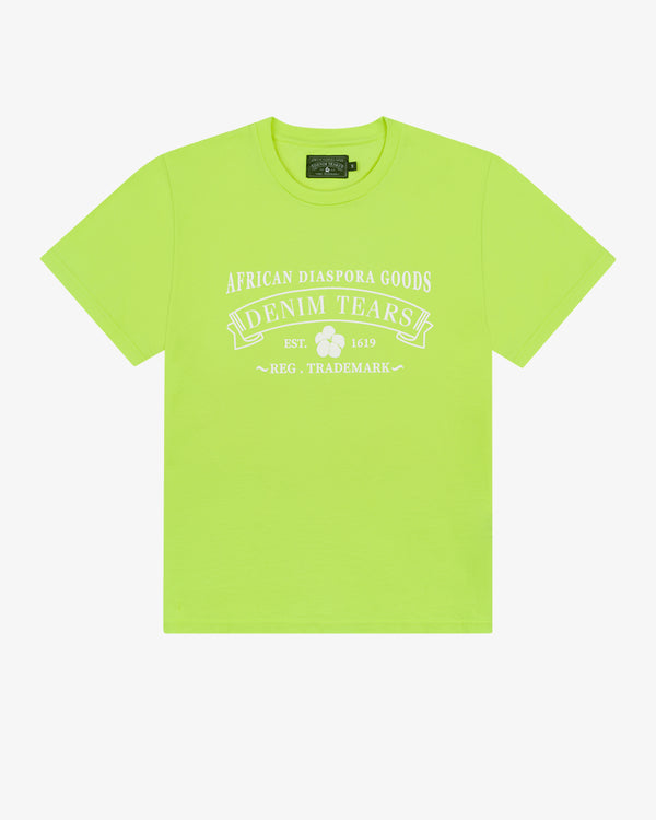 DENIM TEARS - Adg Tee Lime - (Lime)