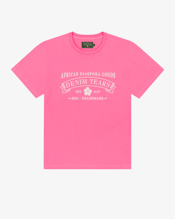 DENIM TEARS - Adg Tee Pink - (Pink)