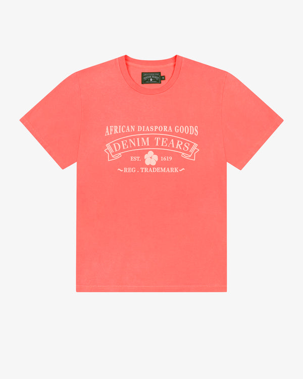 DENIM TEARS - Adg Tee Sea Coral - (Sea Cora)