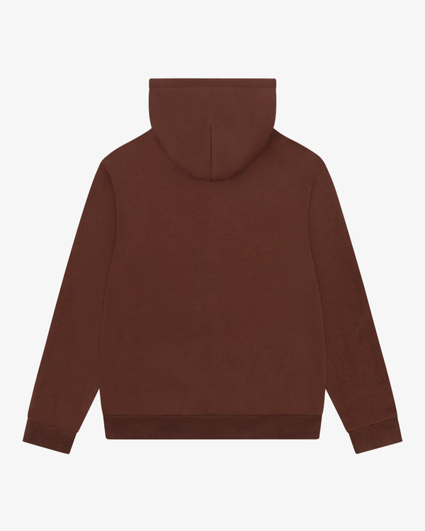 DENIM TEARS - Adg Zip Hoodie Brown - (Brown)