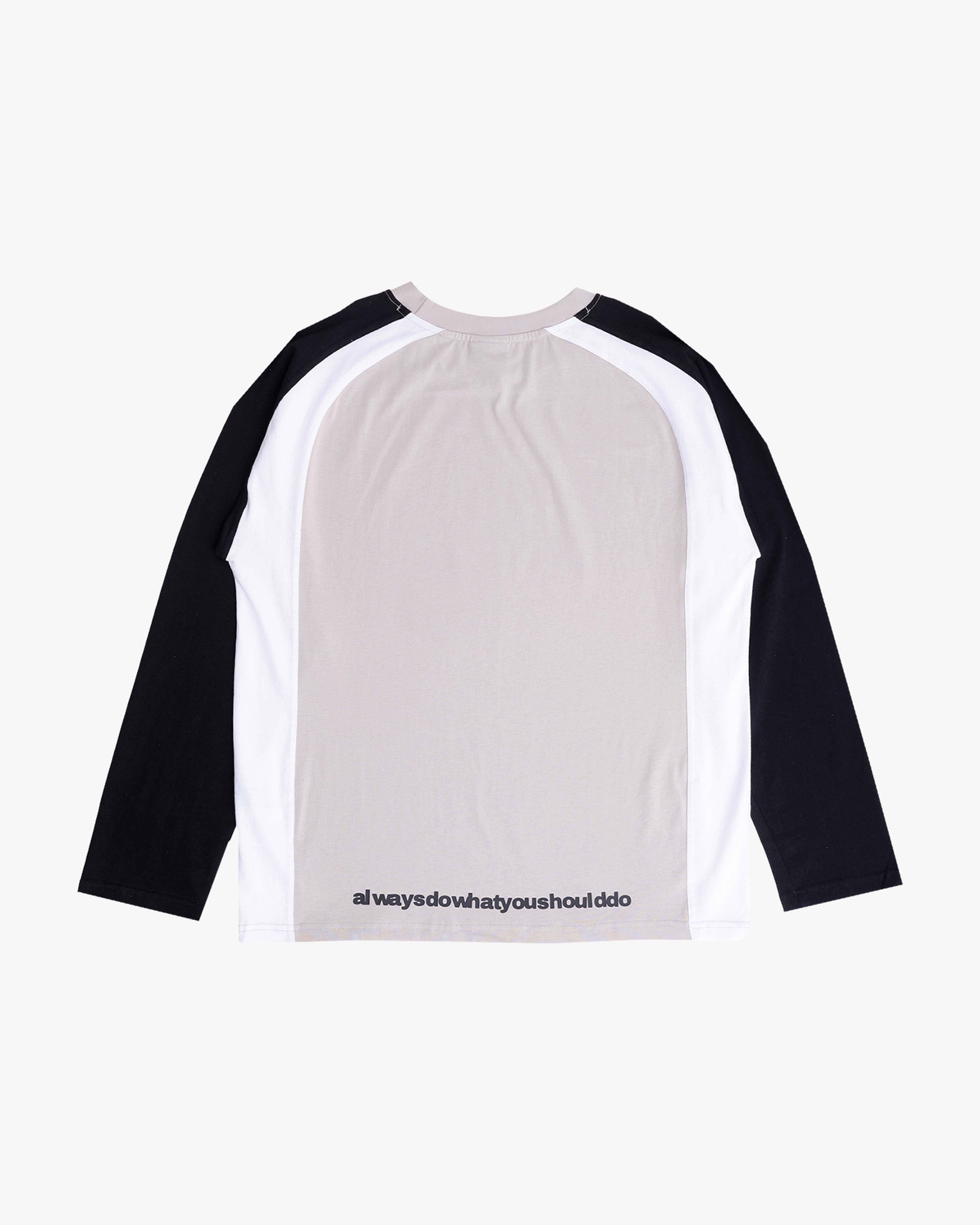 ALWAYS DO WHAT YOU SHOULD DO: Animal Longsleeve (Silver) | DSMG E-SHOP