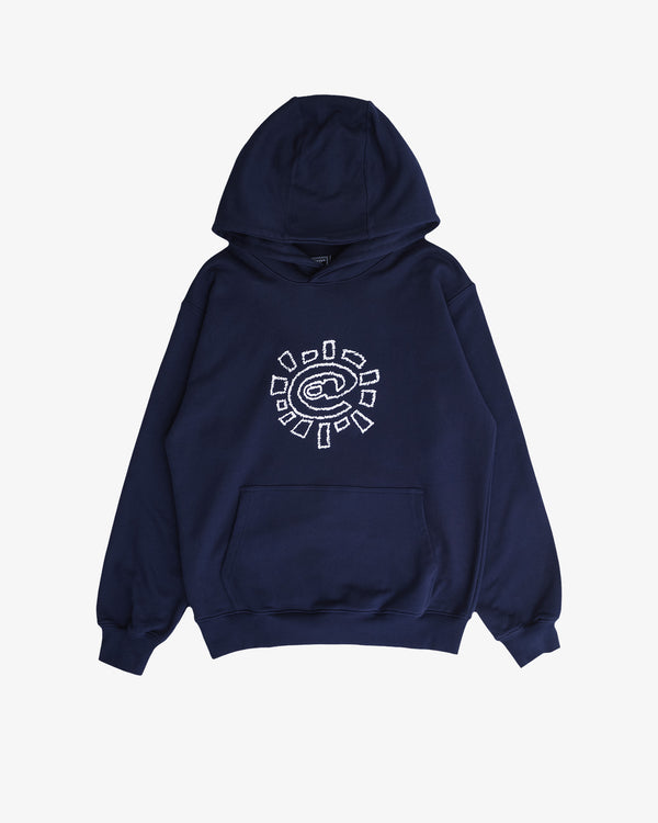ALWAYS DO WHAT YOU SHOULD DO - Scribble @Sun Hoodie - (Navy)