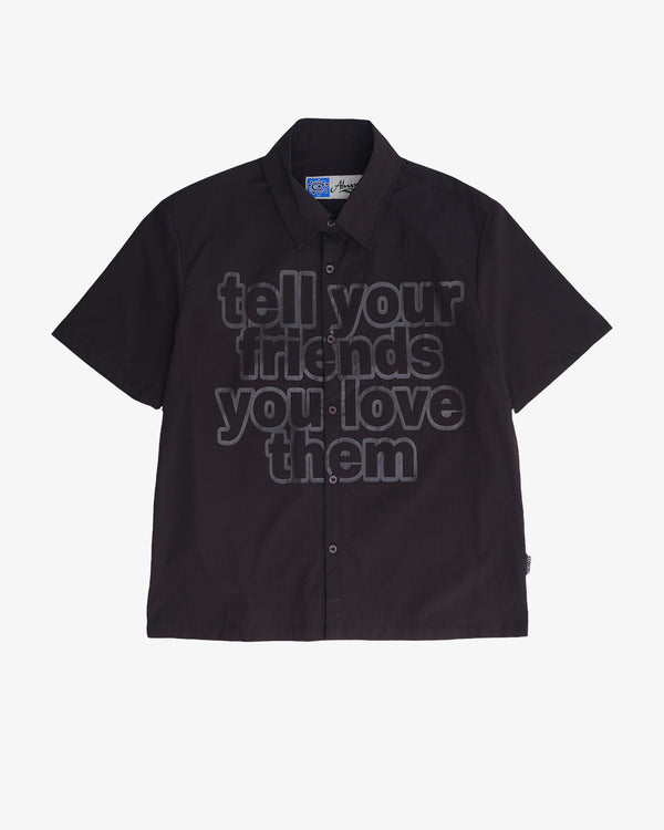 ALWAYS DO WHAT YOU SHOULD DO - Tyfylt Short Sleeve Shirt - (Black)