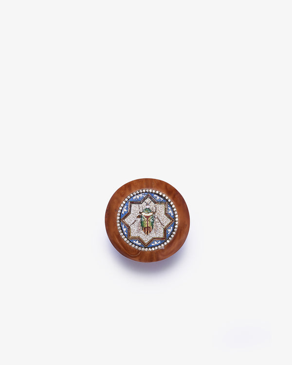 SILVIA FURMANOVICH - Ring W. Diamond, Coconut / Mic - (Br)