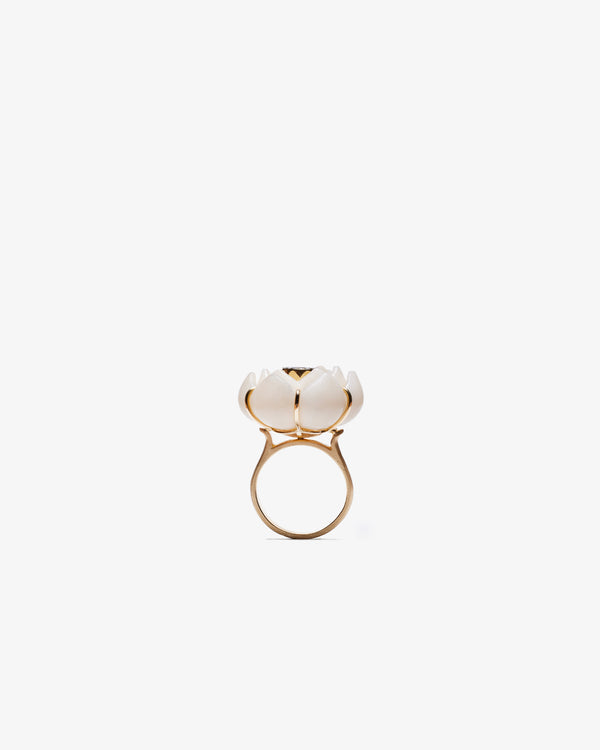 SILVIA FURMANOVICH - Jarina Ring W. Lotus Flower Sh - (Ivory)