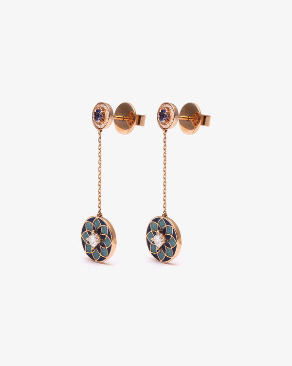 ANEKA - Kaleido Drop Earrings - (Rg)