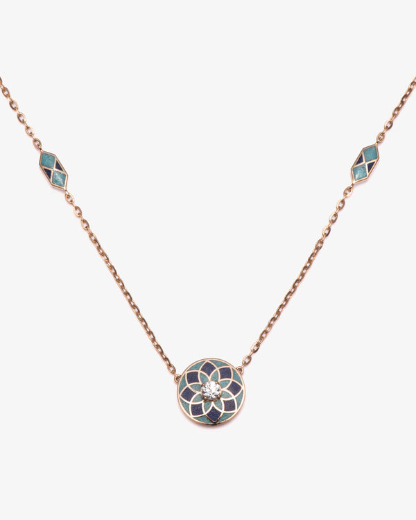 ANEKA - Kaleido Mosaic Riviare Neckless - (Rg)