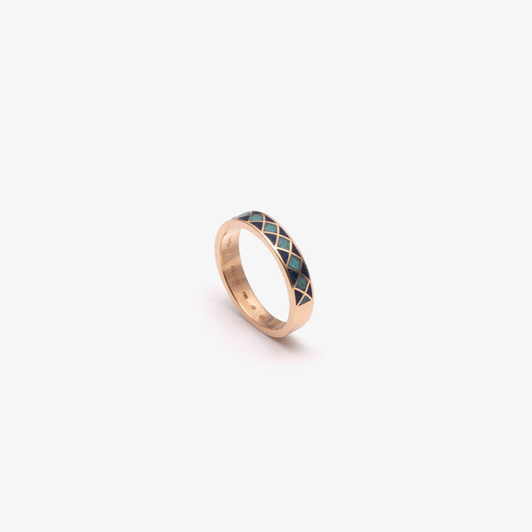 ANEKA - Kaleido Equilibrium Band Ring - (Rg)