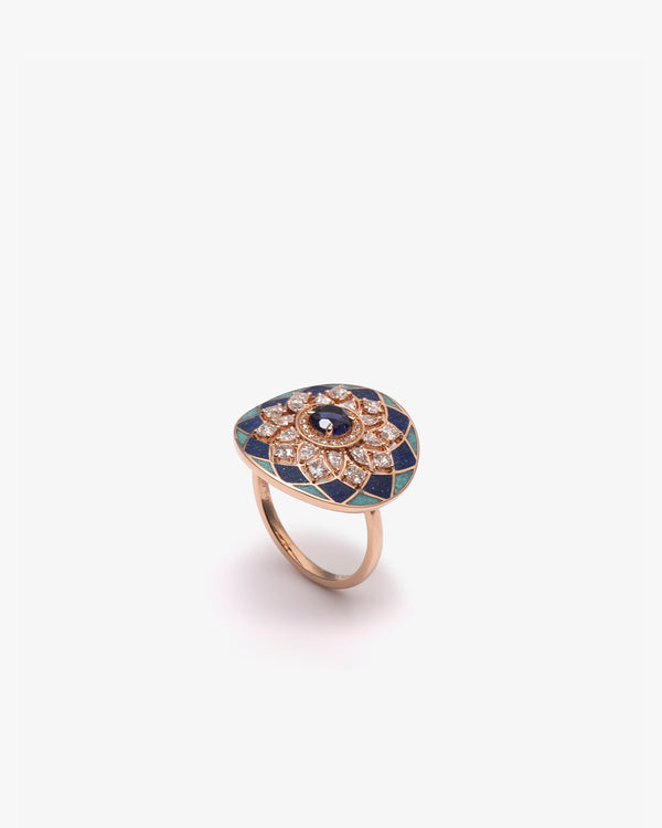 ANEKA - Kaleido Mosaic Ring - (Rg)