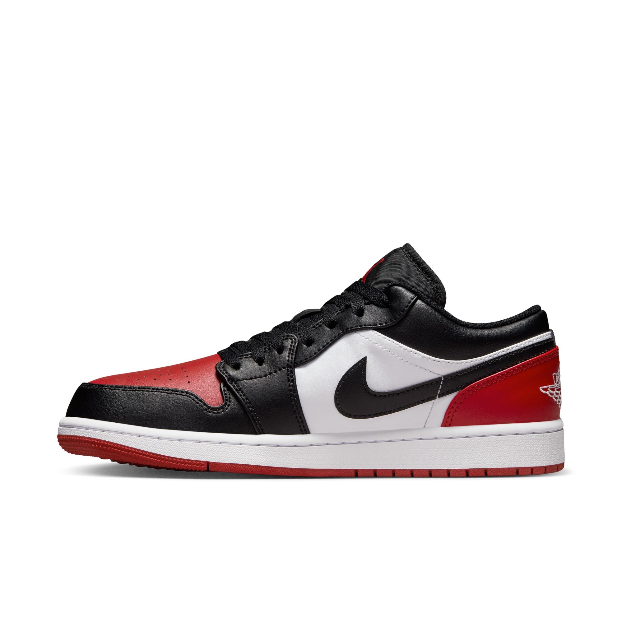 NIKE - Air Jordan 1 Low - (White/Black-Varsity Red-White)