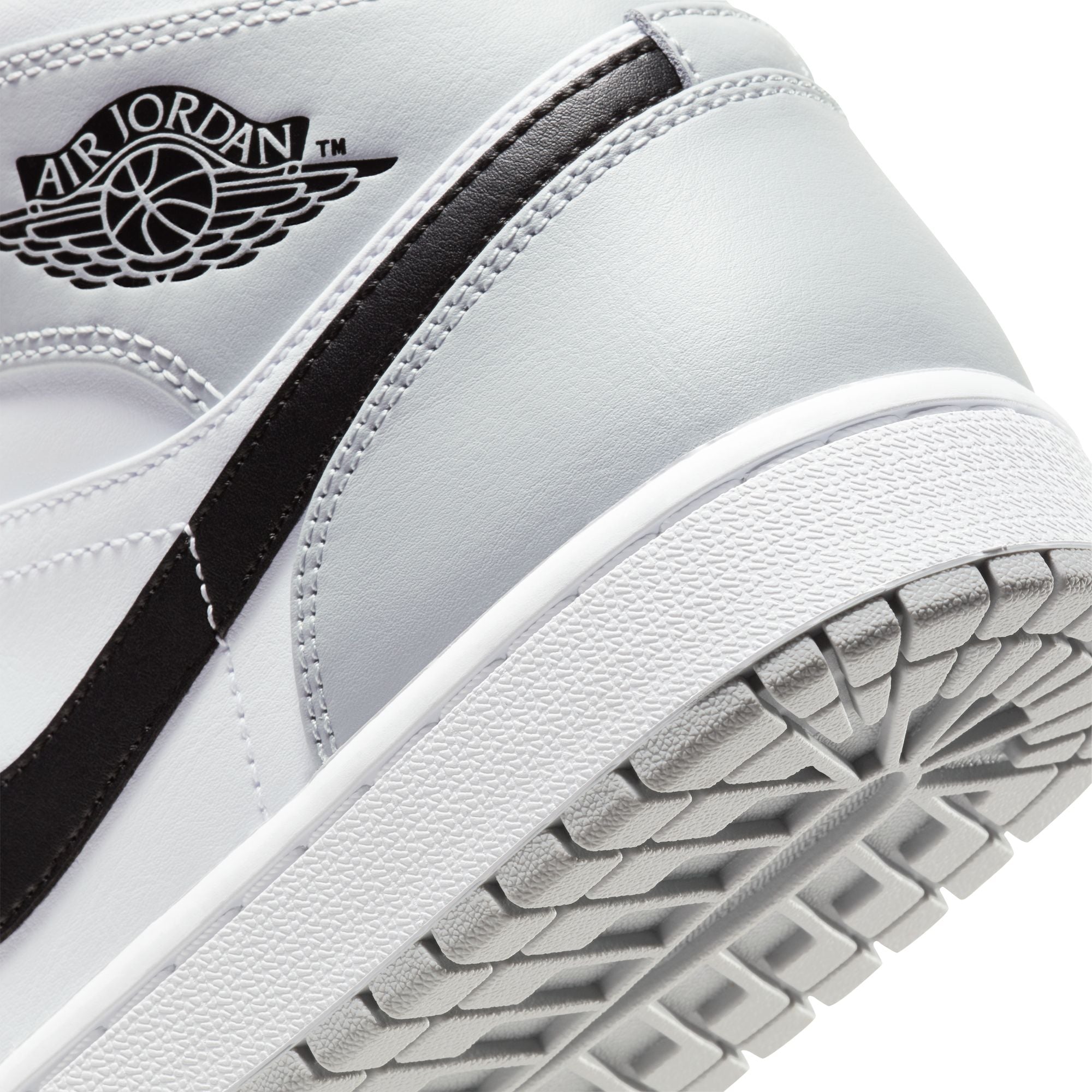 NIKE - Air Jordan 1 Mid - (Lt Smoke Grey/Black-White)