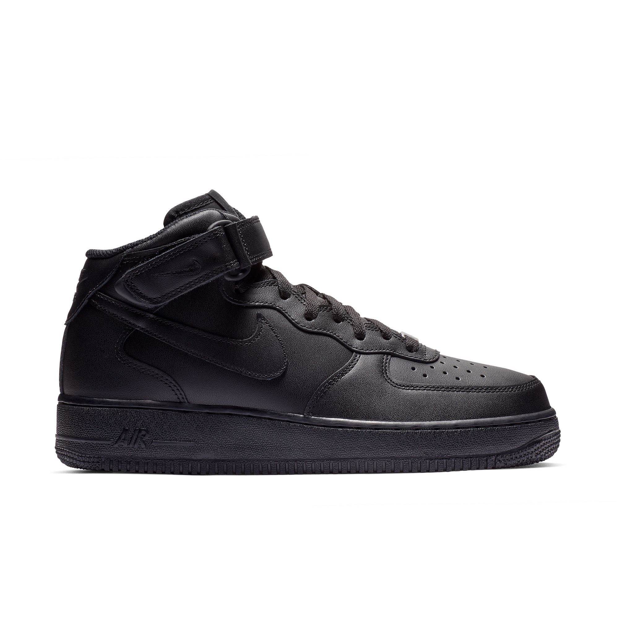 NIKE: Air Force 1 Mid '07 (Black/Black) | DSMG E-SHOP