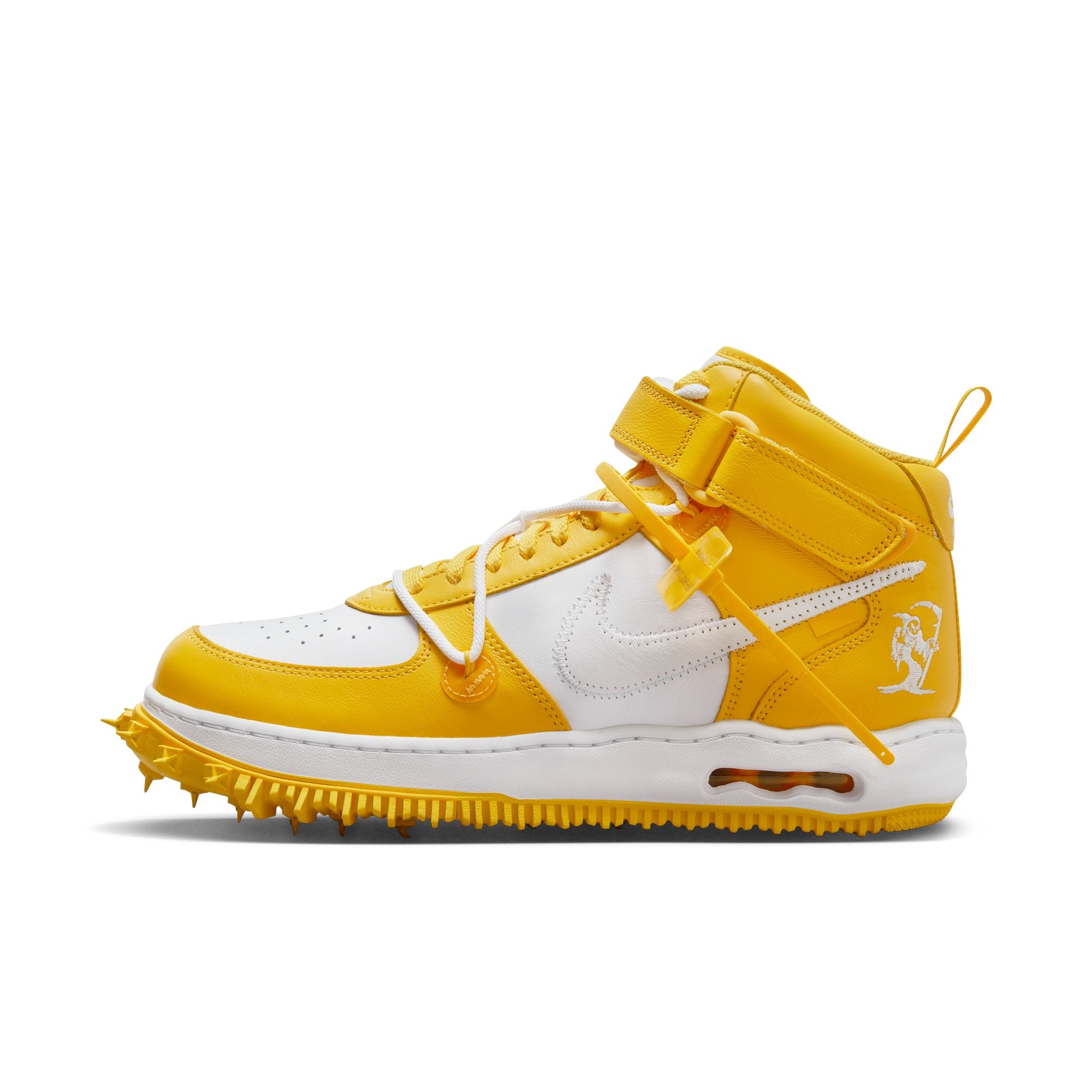 NIKE - Air Force 1 Mid Sp Lthr - (White/White-Varsity Maize) view 4