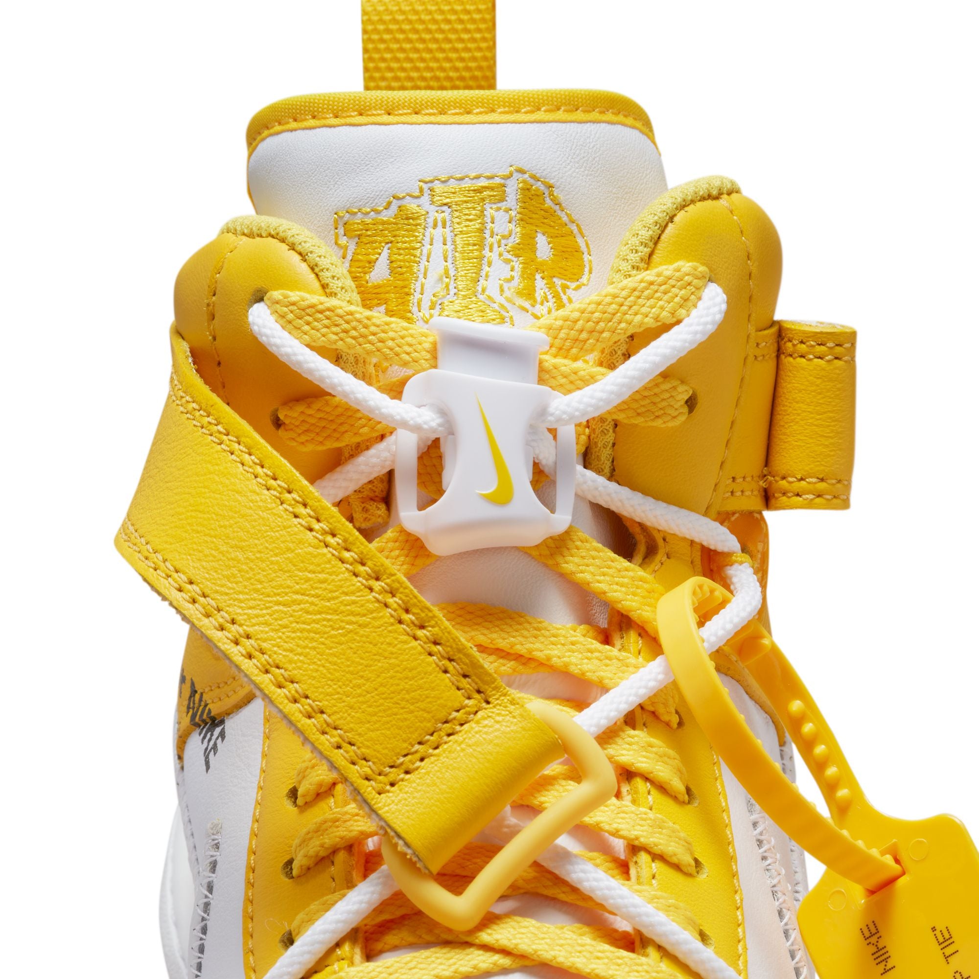 NIKE - Air Force 1 Mid Sp Lthr - (White/White-Varsity Maize) view 12