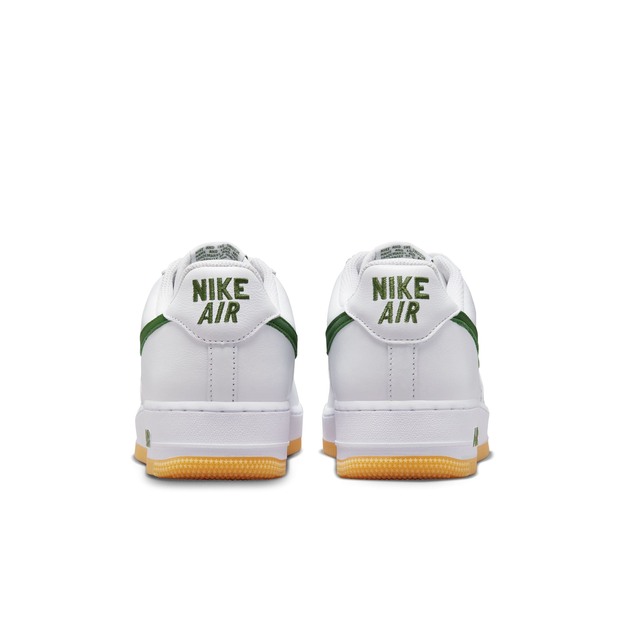 NIKE - Air Force 1 Low Retro Qs - (White/Forest Green-Gum Yellow) view 2